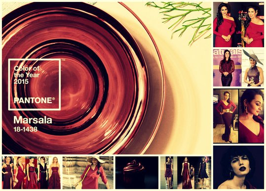 Flaunt MARSALA : The 2015 Color of the Year!