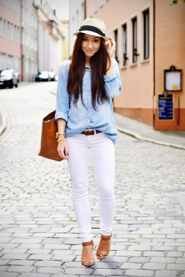 How To Style White Jeans