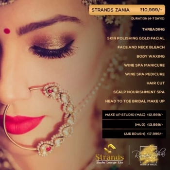 Top Ideas For Bridal Makeup Packages Latest Pictures Videos Strands Celebrates Bridal Season With Unbelievable Offerings And Packages Choose Your Package